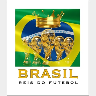 Brazil Kings of Soccer Posters and Art